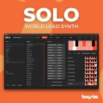 【9/15まで 67％OFF】TAQSIM「SOLO World Lead Synth」ワールドミュージックを自在に操る音楽制作が変わる新時代のハイブリッドシンセ｜DTMプラグインセール