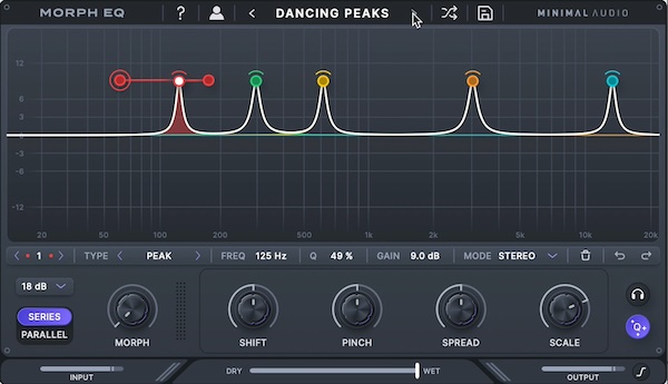 【9/25まで 79％OFF】Minimal Audio「Morph EQ」従来のEQの概念を超えたサウンドデザインの常識を覆すプラグイン｜DTMプラグインセール