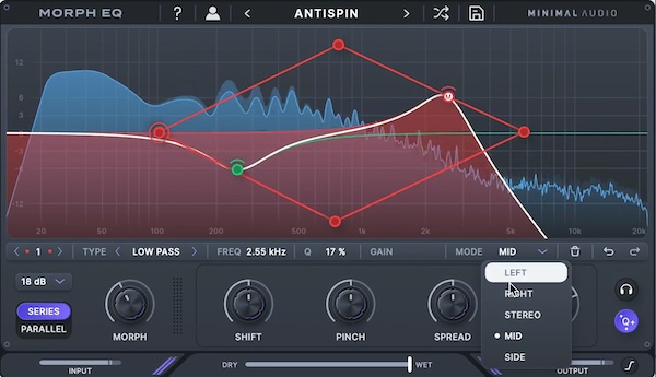 【9/25まで 79％OFF】Minimal Audio「Morph EQ」従来のEQの概念を超えたサウンドデザインの常識を覆すプラグイン｜DTMプラグインセール