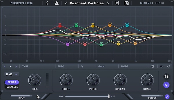 【9/25まで 79％OFF】Minimal Audio「Morph EQ」従来のEQの概念を超えたサウンドデザインの常識を覆すプラグイン｜DTMプラグインセール