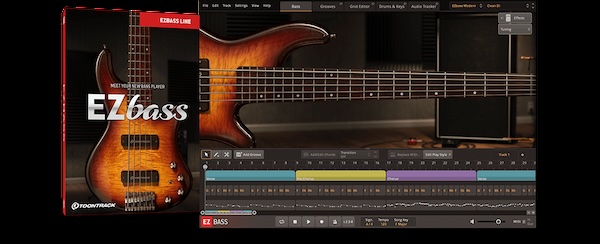 【9/30まで 26％OFF】Toontrack「EZbass」初心者でも簡単にプロレベルのベースラインが作成できるツール｜DTMプラグインセール