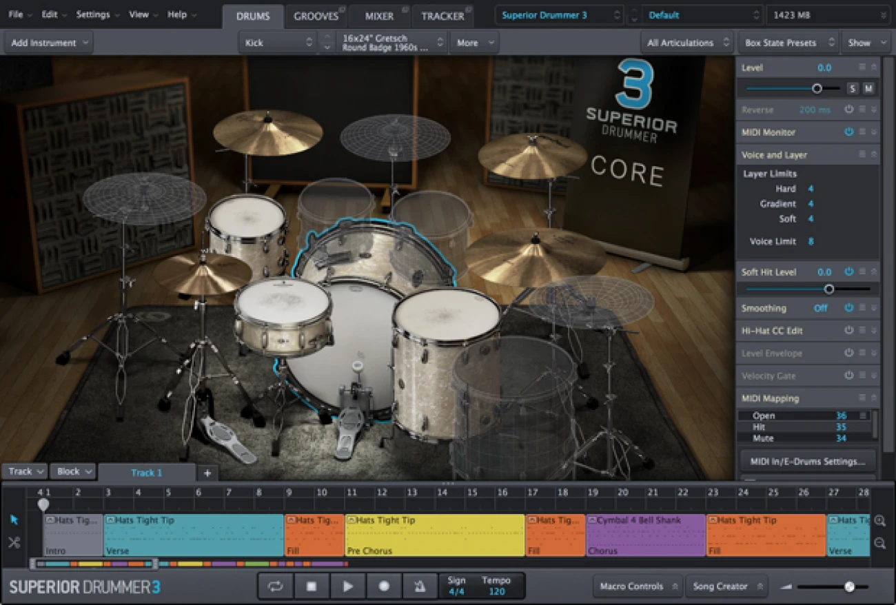 【9/30まで 31％OFF】Toontrack「Superior Drummer 3」使い勝手とクオリティを両立した史上最強のドラム音源｜DTMプラグインセール