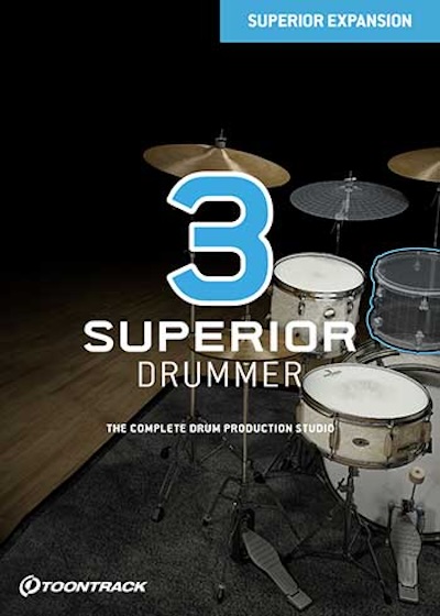 【9/30まで 31％OFF】Toontrack「Superior Drummer 3」使い勝手とクオリティを両立した史上最強のドラム音源｜DTMプラグインセール