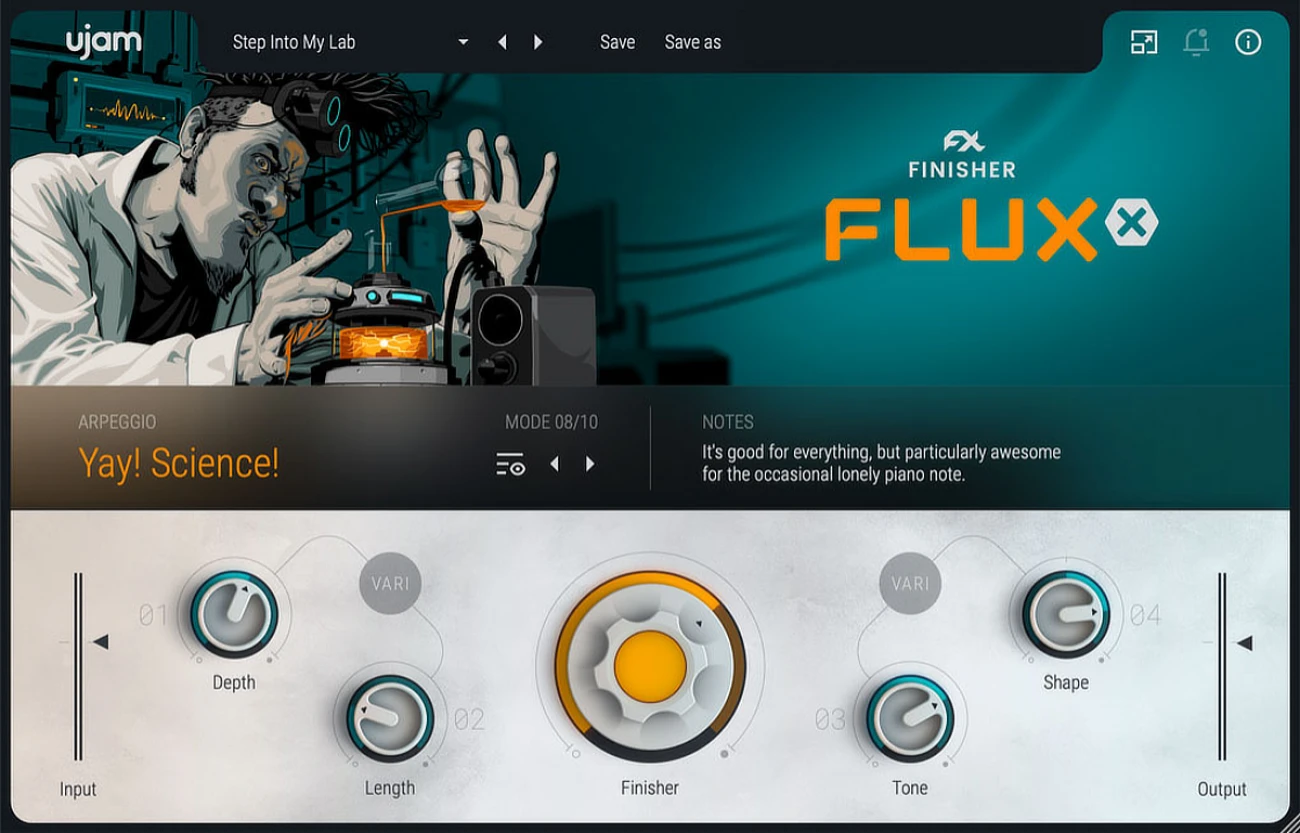 【9/30まで 77％OFF】UJAM「Finisher Fluxx」エフェクト界の究極進化形！50種類のエフェクトを操る革命的なオーディオFXプラグイン｜DTMプラグインセール