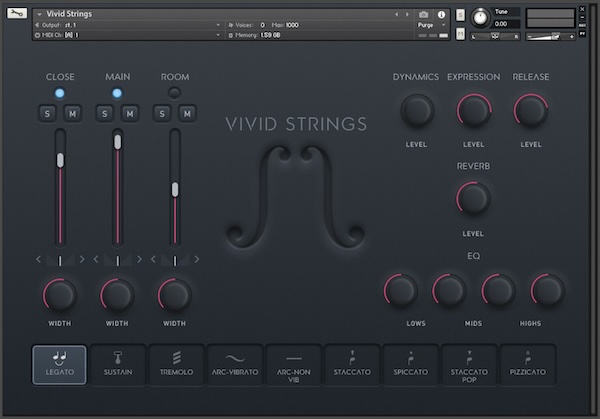 【9/30まで 63％OFF】Pulse Audio「Vivid Strings - Basses」オーケストラの低音域を表現するクラシックからシネマティックまで対応する低音ライブラリ｜DTMプラグインセール