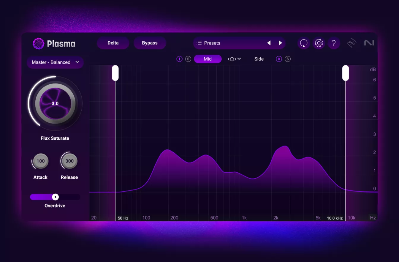 iZotope「Plasma」AIが音を解析し必要な箇所に必要な量だけ歪みを加えるサチュレーション