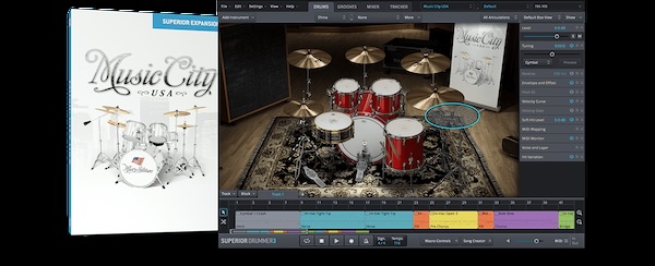 【9/30まで 44％OFF】Toontrack「SDX Music City USA」カントリーチャートの頂点を極めたドラムサウンド｜DTMプラグインセール