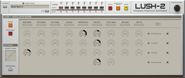 【10/1まで 74％OFF】D16 Group Audio Software「LuSH-2」アナログシンセを超える8層のマルチレイヤー構造が生み出す究極の多機能シンセサイザー｜DTMプラグインセール