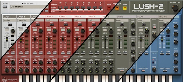 【10/1まで 74％OFF】D16 Group Audio Software「LuSH-2」アナログシンセを超える8層のマルチレイヤー構造が生み出す究極の多機能シンセサイザー｜DTMプラグインセール