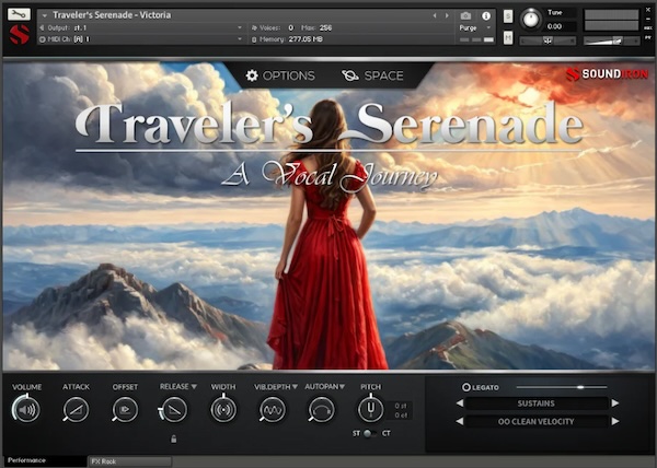 【終了日未定 30％OFF】Soundiron「Travelers Serenade Victoria」映画音楽からポップスまで使える6つのモードで表現するソプラノ・ボーカル音源｜DTMプラグインセール