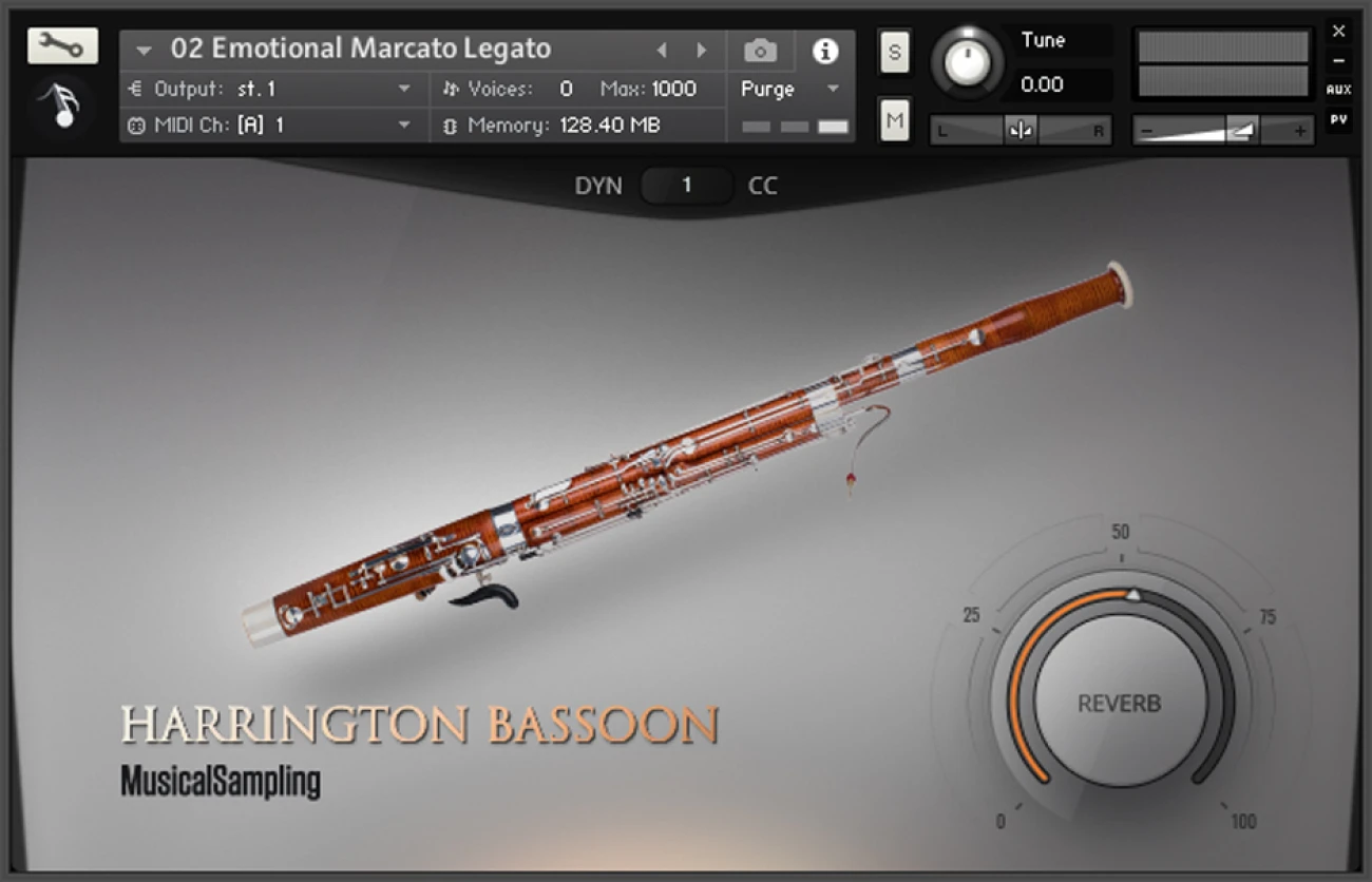 【10/21まで 37％OFF】Musical Sampling「Harrington Bassoon」オーケストラ作曲の新たな武器！ヴィクトリア交響楽団首席奏者の技を凝縮した本格的なファゴットサウンド｜DTMプラグインセール