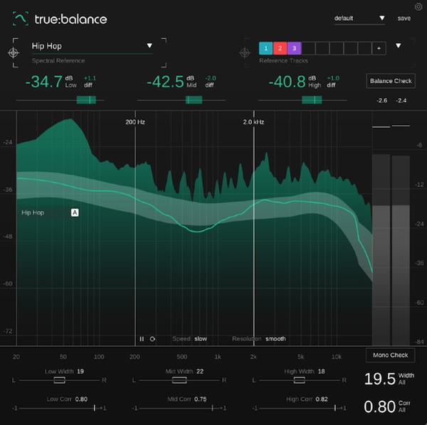 【10/11まで 43％OFF】sonible「true balance」簡単にミックスの質を一段上げるスペクトラム解析ツール｜DTMプラグインセール