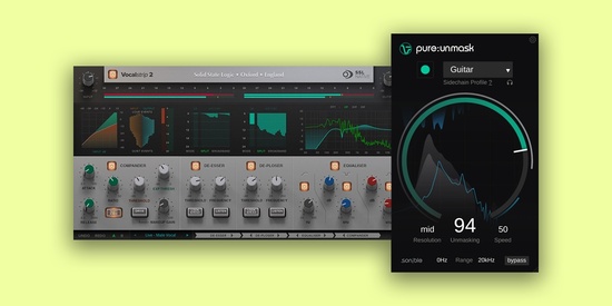 【10/10まで 83％OFF】「SSL Vocalstrip & sonible pure unmask Bundle」ボーカルミックスの常識を覆す！SSLの伝統技術とAIの革新が融合した最新バンドル｜DTMプラグインセール