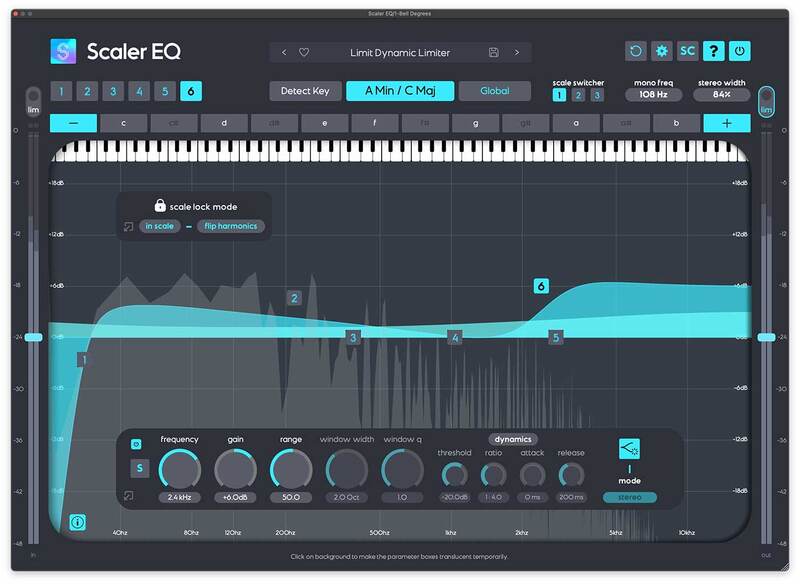 「Scaler EQ」曲のキーに合わせて自動調整する音楽制作に革命を起こすイコライザー