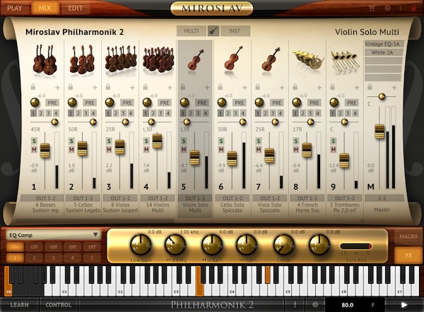 【10/17まで 65％OFF】IK Multimedia「Miroslav Philharmonik 2」プロフェッショナルな演奏家たちによる高品位なオーケストラ音源｜DTMプラグインセール