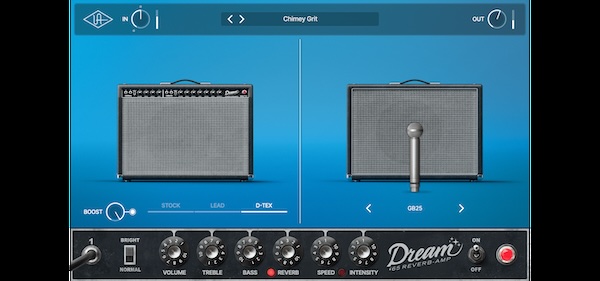 【10/31まで 50％OFF】Universal Audio「UAD Dream '65 Reverb Amp」クリーンからドライブサウンドまで60年代の名機チューブアンプを再現したヴィンテージギターサウンド｜DTMプラグインセール