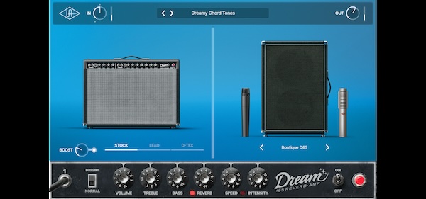 【10/31まで 50％OFF】Universal Audio「UAD Dream '65 Reverb Amp」クリーンからドライブサウンドまで60年代の名機チューブアンプを再現したヴィンテージギターサウンド｜DTMプラグインセール