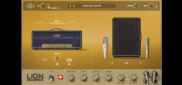 【10/31まで 50％OFF】Universal Audio「UAD Lion '68 Super Lead Amp」3種の100W プレキシアンプを再現したクリーンからアグレッシブまで使えるギターアンププラグイン｜DTMプラグインセール