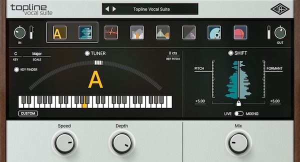 【10/31まで 50％OFF】Universal Audio「Topline Vocal Suite」現代的チューニングと名機エフェクトが融合した あらゆるジャンルに対応するボーカル処理の決定版｜DTMプラグインセール