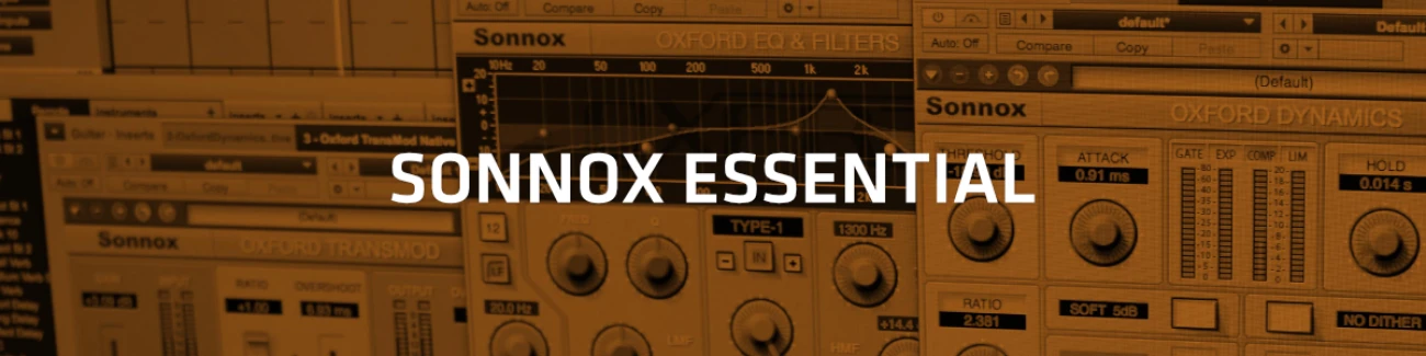 【10/27まで 87％OFF】Sonnox「Essential Plugin Bundle」プロの現場で活躍する業界標準の4つのプラグイン（Oxford EQ、Dynamics、Reverb、SuprEsser）がセットに！DTMプラグインセール