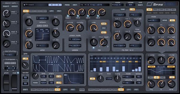 【10/31まで 50％OFF】Reveal Sound「Spire」ハードとソフトの長所を集約した至高のシンセサウンド｜DTMプラグインセール