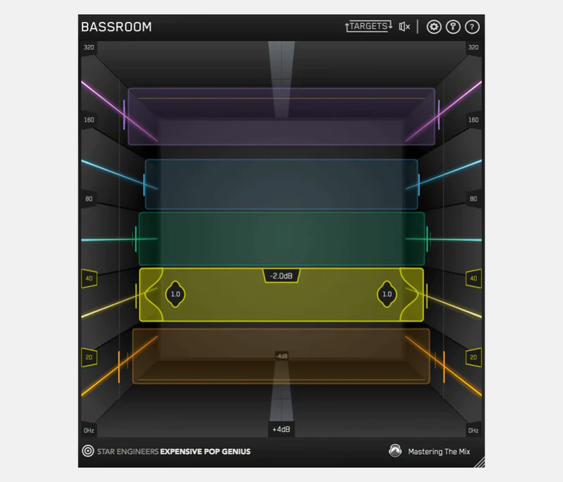 【10/27まで 36％OFF】Mastering The Mix「BASSROOM」数秒で理想的な低域バランスを実現する最終ミックス・マスタリング用のEQプラグイン｜DTMプラグインセール