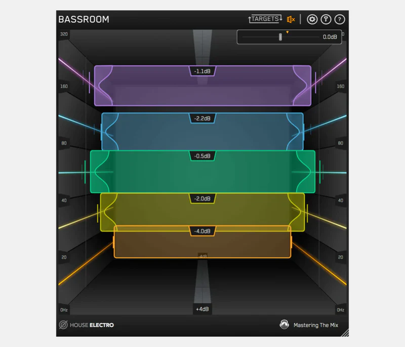 【10/27まで 36％OFF】Mastering The Mix「BASSROOM」数秒で理想的な低域バランスを実現する最終ミックス・マスタリング用のEQプラグイン｜DTMプラグインセール