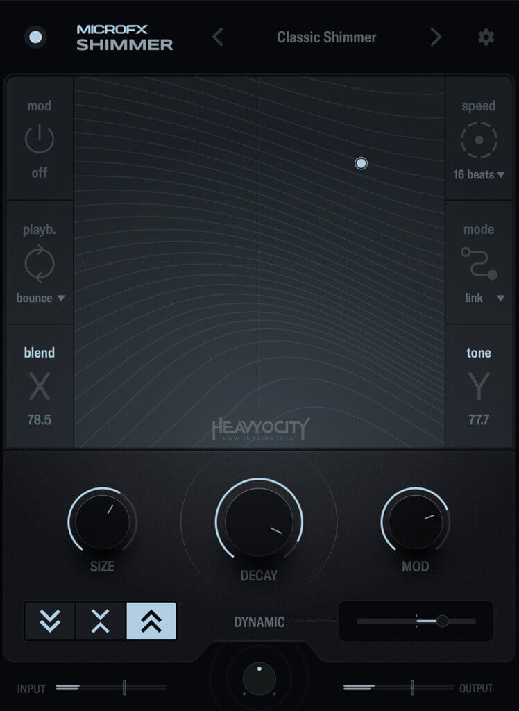 【10/20まで 20％OFF】Heavyocity「MicroFX Shimmer」音に動きと空間的な広がりを与えるリバーブとモジュレーションを融合した魔法のエフェクト｜DTMプラグインセール