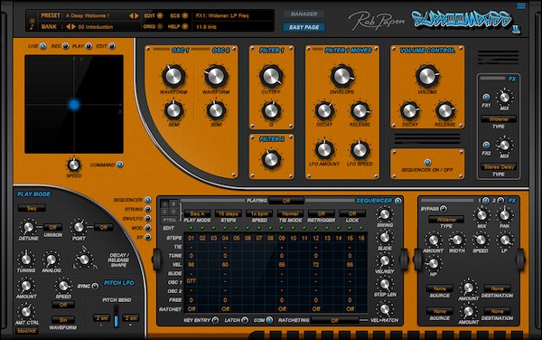 【10/31まで 24％OFF】Rob Papen「SubBoomBass 2」あらゆるスタイルに対応する4つのシーケンスを同時に制御できる伝説的なベースシンセの後継モデル｜DTMプラグインセール