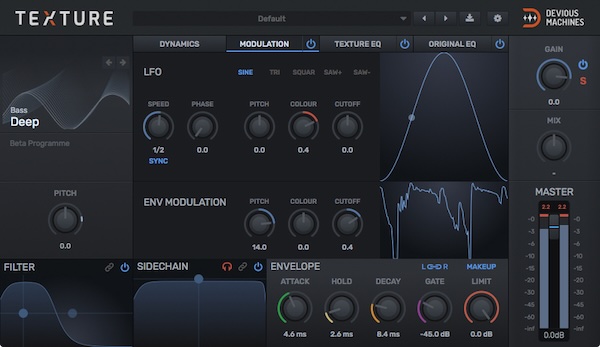 【10/31まで 25％OFF】Devious Machines「Texture」エフェクトプラグインとシンセサイザーの特性をあわせ持つ革新的サウンドデザインツール｜DTMプラグインセール