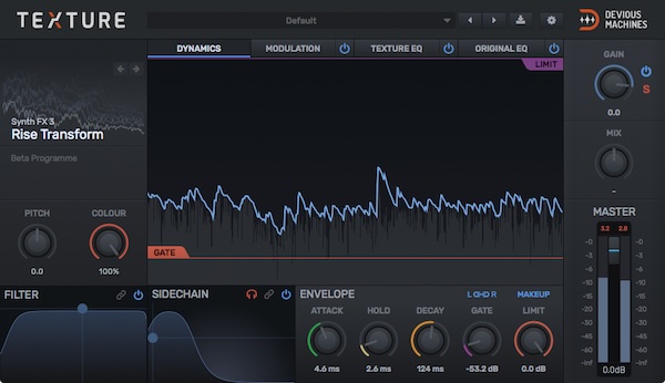 【10/31まで 25％OFF】Devious Machines「Texture」エフェクトプラグインとシンセサイザーの特性をあわせ持つ革新的サウンドデザインツール｜DTMプラグインセール