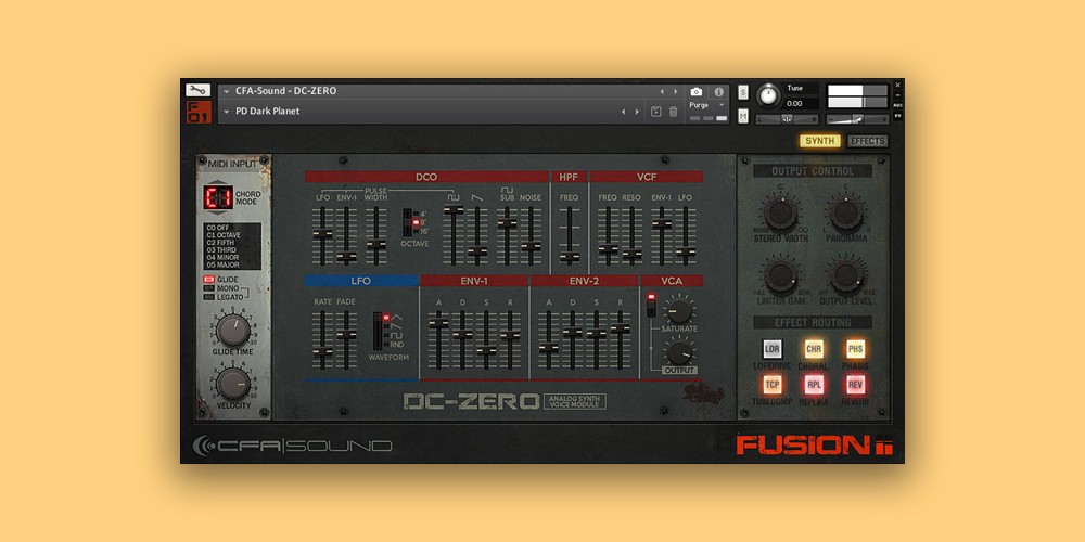 【11/4まで 50％OFF】RESONANCE SOUND「CFA-Sound DC-ZERO」80年代の伝説が蘇るKontakt用ヴィンテージシンセ｜DTMプラグインセール