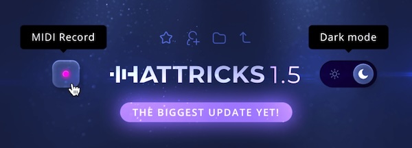 【11/3まで 50％OFF】Diginoiz「Hattricks 1.5」面倒なハイハット打ち込みから解放されるプロ級トラップビート簡単制作ツール｜DTMプラグインセール