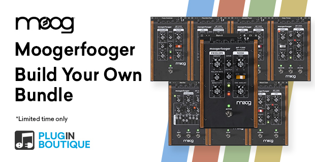 【11/3まで 50％OFF】Moog「Moogerfooger Pick 4 Software Bundle」Moogの伝説的エフェクターから好きなMoogerfoogerを4つ選べる夢のバンドル登場！DTMプラグインセール