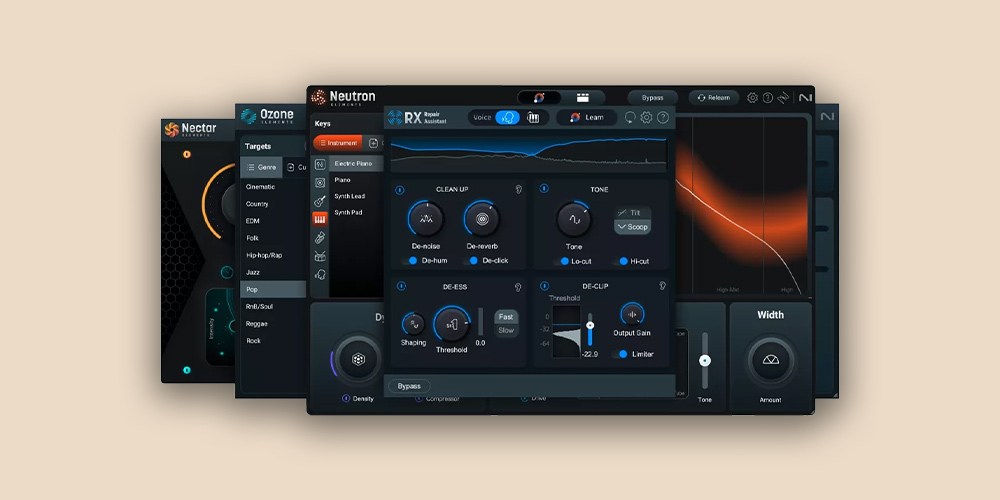 【11/13まで 29％OFF】iZotope「Elements Suite」DTM始めるならこれ一択！リペア、ミックス、マスターに必要なすべてが揃う4つの定番プラグインセット｜DTMプラグインセール