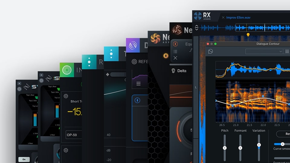 【11/13まで 74％OFF】iZotope「RX Post Production Suite 8.5」音声編集の決定版！ノイズ除去からダイアログ、サラウンド、リバーブ編集まで完璧対応できるプロ仕様の総合パッケージ｜DTMプラグインセール