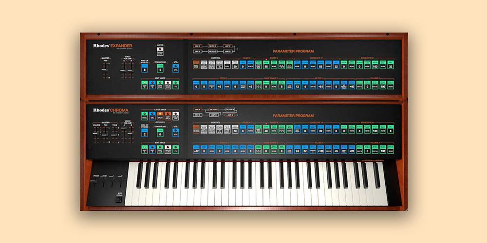 【11/3まで 27％OFF】「Rhodes Chroma by Cherry Audio」Computer Music誌で10点満点の評価を獲得した二重音源モードで広がる音作りができる最新シンセサイザー｜DTMプラグインセール