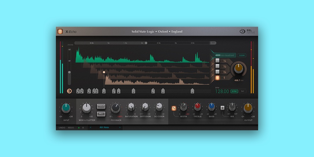 【11/11まで 87％OFF】Solid State Logic「SSL Native X-Echo」テープエコーからモダンサウンドまでヴィンテージテープの温もりを完全再現する万能ディレイ登場｜DTMプラグインセール
