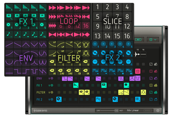 【11/13まで46％OFF】Sugar Bytes「Looperator」打ち込み作業を革新的に効率化！フィルター、リバーブ、ヴァイナルFXまで多彩なエフェクトとシーケンサープラグイン｜DTMプラグインセール