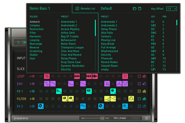 【11/13まで46％OFF】Sugar Bytes「Looperator」打ち込み作業を革新的に効率化！フィルター、リバーブ、ヴァイナルFXまで多彩なエフェクトとシーケンサープラグイン｜DTMプラグインセール