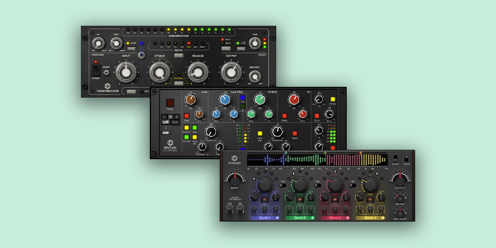 IK Multimedia「T-RackS Modern Virtual Studio Bundle」プロのミックスエンジニアが絶賛するEQ、コンプ、サチュレーション（British Channel、Comprexxor、Pusher）の黄金セット｜DTMプラグインセール