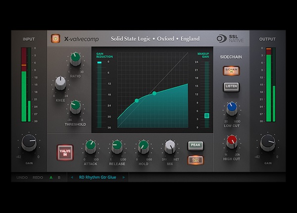 【11/11まで 83％OFF】Solid State Logic「SSL Native X-ValveComp」コンプとバルブ歪みを完璧に融合した究極の多機能コンプレッサー｜DTMプラグインセール