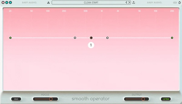 【11/10まで 60％OFF】Baby Audio「Smooth Operator」耳障りな周波数に自動対応（EQ、圧縮、共振除去）するプロの耳を持つ次世代プラグイン｜DTMプラグインセール