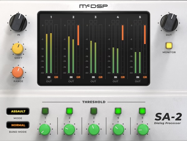 【11/23まで 62％OFF】McDSP「SA-2 Dialog Processor Native v7」音声の品質を劇的に向上させるプロ仕様の音声処理ツール！エミー賞受賞のダイアログ処理プラグイン｜DTMプラグインセール