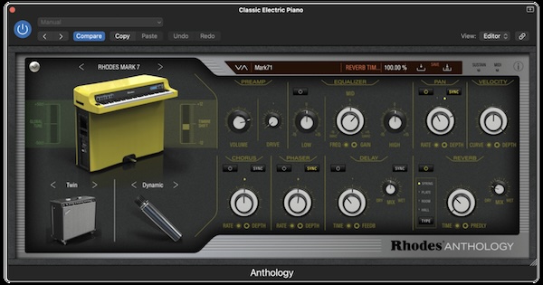 【12/5まで 33％OFF】Rhodes「Rhodes Anthology」至高のサウンドと操作性を備えた伝説のプロユースRhodes機を完全再現！DTMプラグインセール