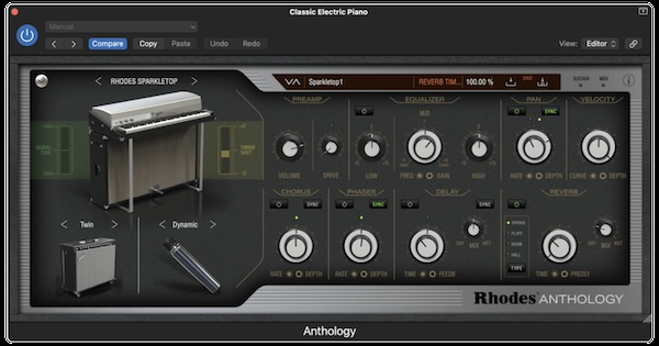 【12/5まで 33％OFF】Rhodes「Rhodes Anthology」至高のサウンドと操作性を備えた伝説のプロユースRhodes機を完全再現！DTMプラグインセール