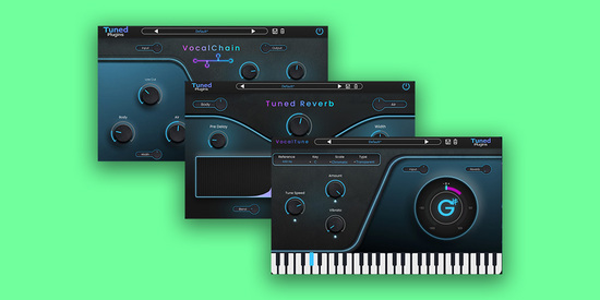 【12/8まで 44％OFF】Tuned Plugins「Vocal Essentials Bundle」生ボーカルをプロ品質に変える3つの強力ツール（チューニング、リバーブ、ボーカルチェーン）を搭載した次世代ボーカル処理バンドル｜DTMプラグインセール