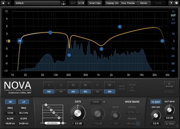 【11/21まで 68％OFF】Tokyo Dawn Labs「TDR Nova GE」1台で5役！直感的な操作性と高度な機能を両立した万能型ダイナミックイコライザー｜DTMプラグインセール