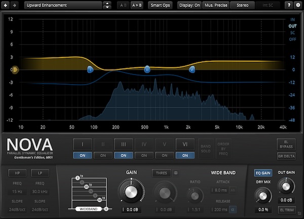 【11/21まで 68％OFF】Tokyo Dawn Labs「TDR Nova GE」1台で5役！直感的な操作性と高度な機能を両立した万能型ダイナミックイコライザー｜DTMプラグインセール