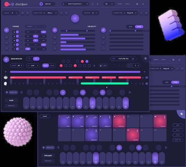 【12/12まで 35％OFF】Audiomodern「Chordjam」もう作曲で悩まない！リアルタイムでプロレベルの斬新なコード進行を生み出す作曲支援ツール｜DTMプラグインセール